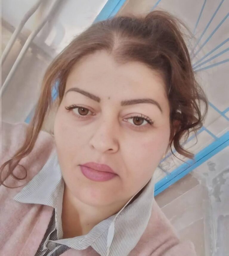 Image showing the torture of Mrs. Samar Dawoud Ismail after her abduction in Latakia Samar Dawood Ismail