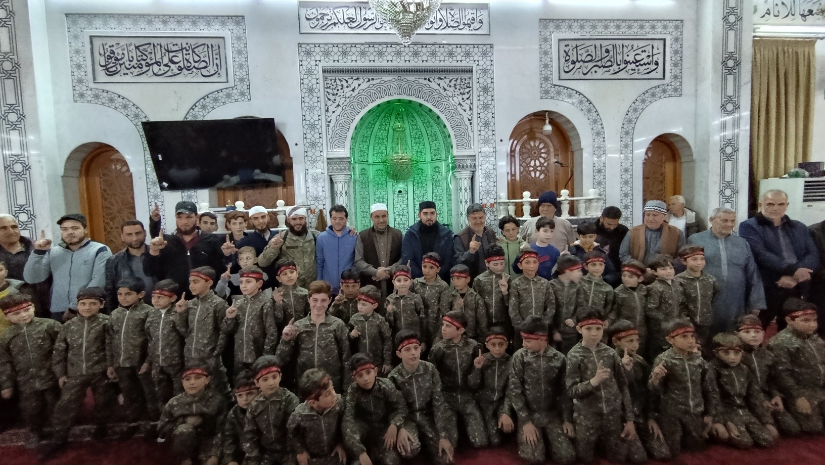 Images of Children in Military Attire in Damascus Raise Concerns Over Exploitation and Promotion of Extremist Ideas